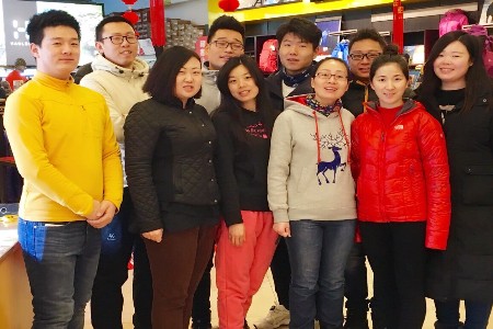 三夫北京朝阳公园店全家福